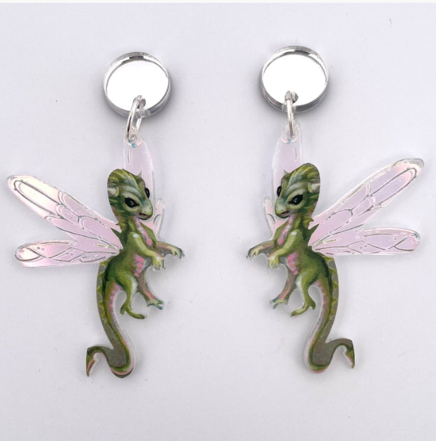 Dragonfly Earrings by Wintersheart