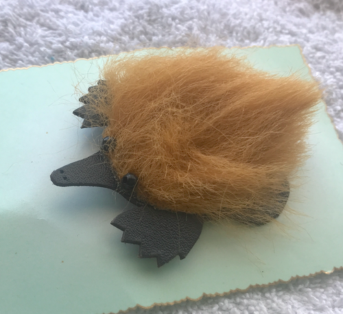 Echidna Brooch Rusty by Carol of Kangaroo Island