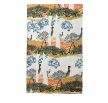 Load image into Gallery viewer, Emus tea towel, made in Australia