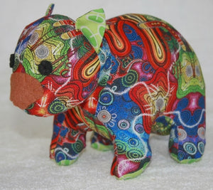 Eve, Wombat toy Plushy made in Australia Suitable for under 3 yrs