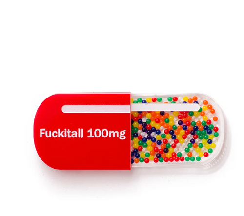 Fuckitall Brooch  By Martini Slippers
