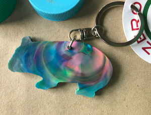Wombat Key Rings Australian wildlife Jewellery – Rocklily Wombats