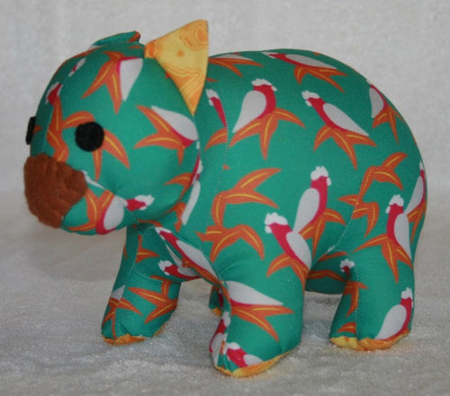 Great Gallah Wombat toy ready for soft release to loveing home Suitable for under 3 yrs