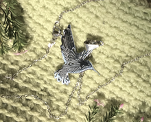 Load image into Gallery viewer, Humming Bird necklace Silver colour: Fun and Affordable. high quality Hypo allergic stainless steel.  Parts Made in China No shipping to US due to tarrifs