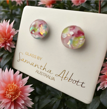 Load image into Gallery viewer, Jardiniere Studs By Sam Abbott Glass Jewellery .