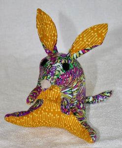 Jaz Bilby soft plushy toy Aboriginal Fabric : Suitable under 3 years