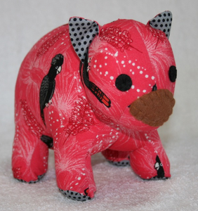 Joy Wombat toy ready for soft release to loveing home Suitable for under 3 yrs