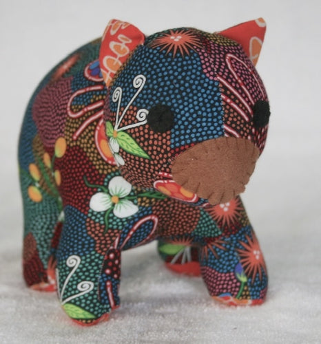 Louise Wombat toy Plushy made in Australia Suitable for under 3 yrs