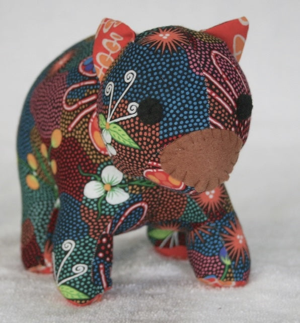 Louise Wombat toy Plushy made in Australia Suitable for under 3 yrs