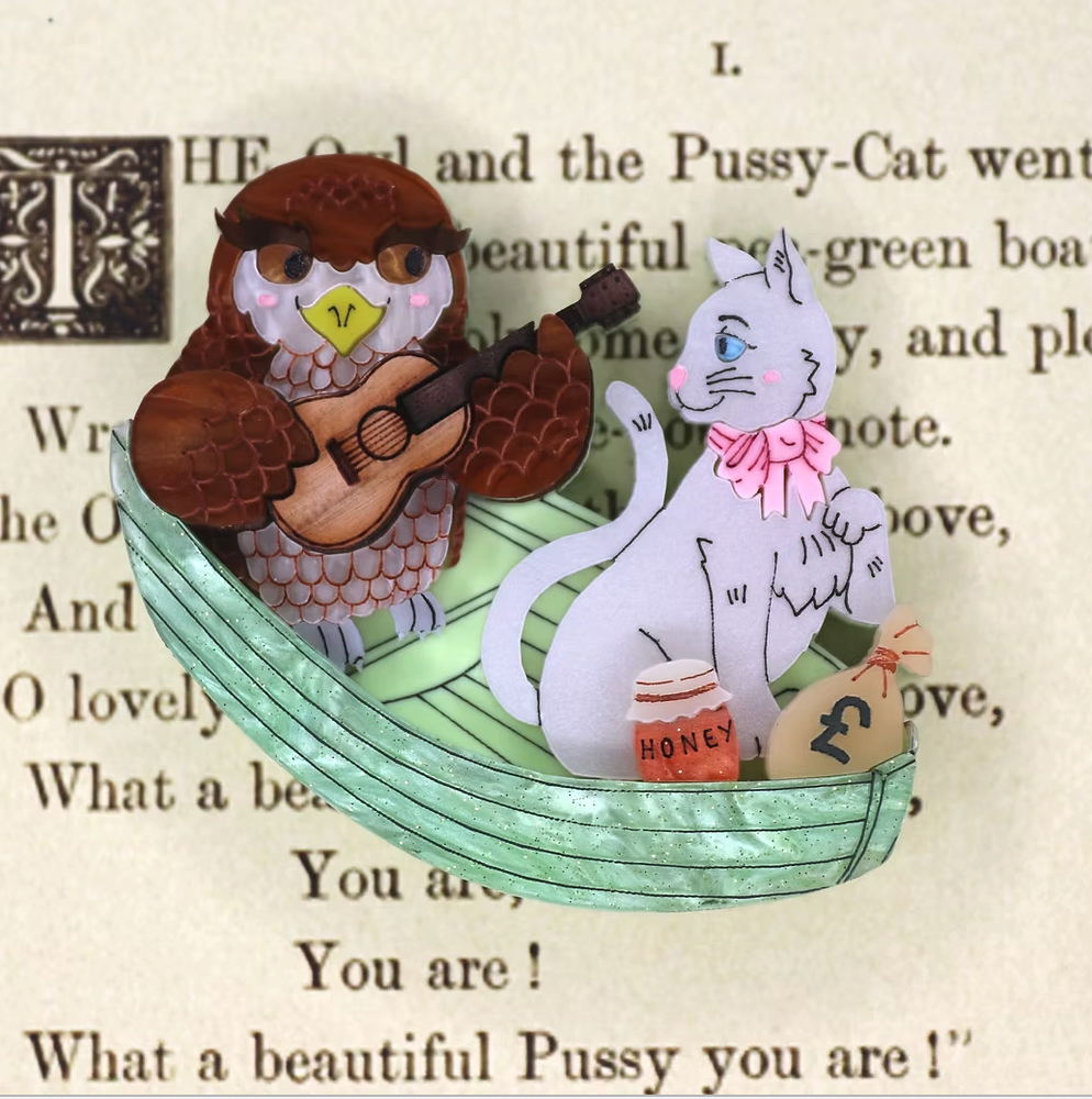 Owl and the Pussycat  By Gory Dorky / Puddle and Squeak Includes postage in Aust