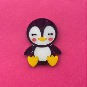 Patrica the Penguin  Brooch by Daisy Jean