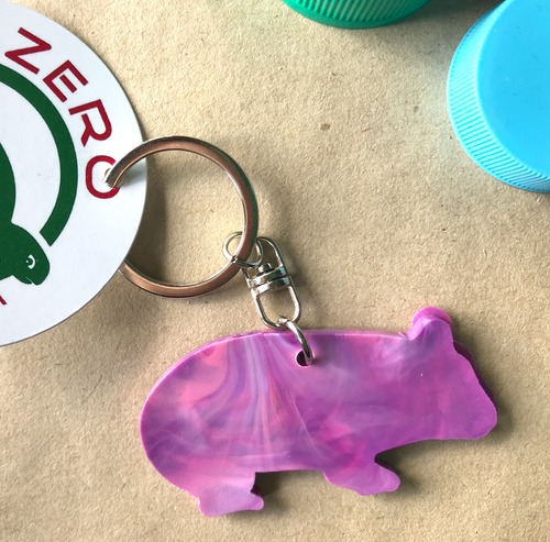 Wombat Key Rings Nature, plants animals & birds: jewellery made in Australia – Rocklily ...