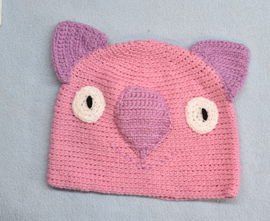 M/S Beanie, Wombat hat 100% Wool Teenager to small woman: Pink pink li ...