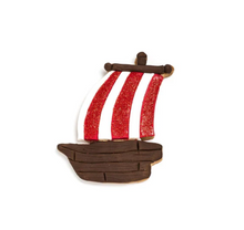 Load image into Gallery viewer, Pirate ship 11 cm Stainless Steel Cookie Cutter  by Sweet Themes made in China