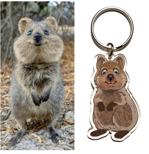 Quokka Ring by  in Australia from recycled Acrylic, Smyle Designs