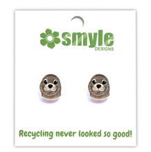 Load image into Gallery viewer, Seal studs  Made in Australia from recycled Acrylic, Smyle Designs