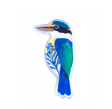 Load image into Gallery viewer, Kingfisher &quot;Sacared&#39; Pin made  in Australia from recycled Acrylic,  by Smyle Designs