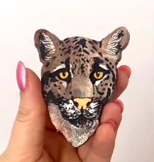 Sage the Sunda Clouded Leopard by Daisy Jean Floral