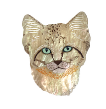 Load image into Gallery viewer, Stuart the Sand Cat Brooch  by Daisy Jean