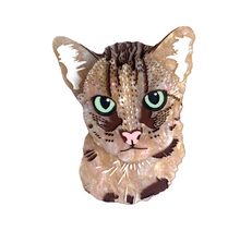 Load image into Gallery viewer, Leonie the Leopard Cat Brooch by daisy jean Floral