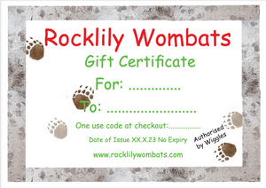 Gift Certificate: Customised to amount and person. Email is with how much and who you want