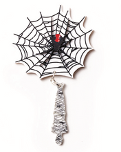 Load image into Gallery viewer, Caught in a Web Brooch  By Martini Slippers