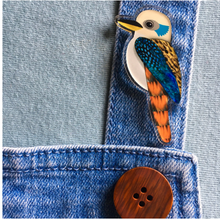 Load image into Gallery viewer, Kookaburra Pin by Smyle Made in Australia from recycled Acrylic