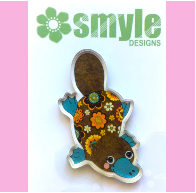 Platypus Pin by Smyle Made in Australia from recycled acrylic, Smyle Designs