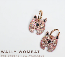 Load image into Gallery viewer, Wally the Wombat - Small - ROSE GOLD GLITTER   By  Lunar Deesigns.