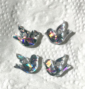 Free Blue Bird hologram crystal hoops for all orders over $60 with  Lunar Deesigns in it. only 40 pairs be quick