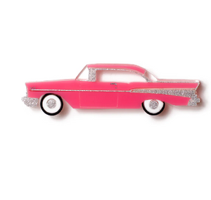 57 Chevy Pink Brooch  By Martini Slippers