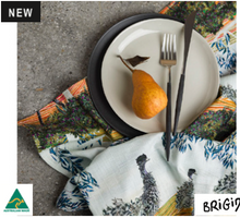 Load image into Gallery viewer, Emus tea towel, made in Australia