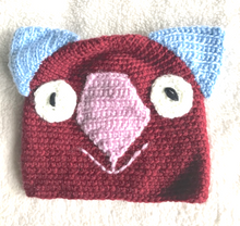 Load image into Gallery viewer, B. Wombat Beanie, hat   100% wool Baby 6 - 12mths:  Red sky pink