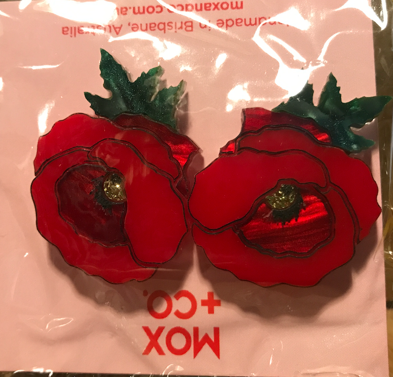 Poppy Statement studs by Mox + Co x