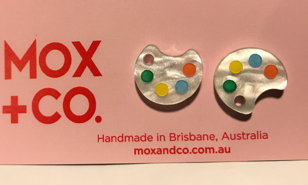 Paint pallet studs by Mox + Co