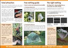 Load image into Gallery viewer, Free with calendar, just order.  1 per calendar. Wildlife friendly Netting