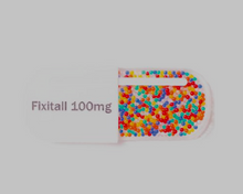 Load image into Gallery viewer, Fruckitall Pill Brooch White coloured pills By Martini Slippers