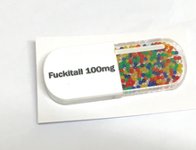 Load image into Gallery viewer, Fruckitall Pill Brooch White coloured pills By Martini Slippers