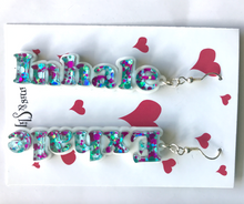 Load image into Gallery viewer, Inhale and Exhale  Earrings  By Martini Slipper
