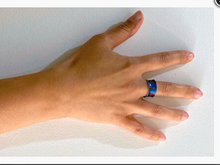 Load image into Gallery viewer, Gathering Bushfood  RING, Aboriginal designs, Allegria Designs LAST ONE