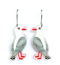 Load image into Gallery viewer, SeaGull   Earrings by  in Australia from recycled Acrylic, Smyle Designs