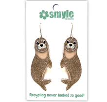 Load image into Gallery viewer, Seal Earrings  Made in Australia from recycled Acrylic, Smyle Designs