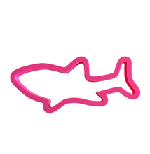 Load image into Gallery viewer, Shark Cookie cutter &amp; Stamp set By Sweet Themes  11 cm Made in Australia.