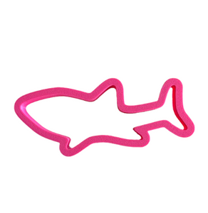 Shark Cookie cutter & Stamp set By Sweet Themes  11 cm Made in Australia.