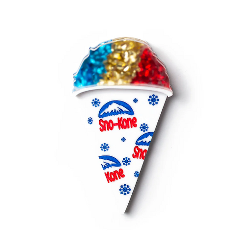 Sno-Kone Brooch - Mixed By Martini Slippers