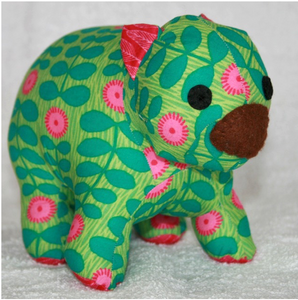 Sprout Wombat toy ready for soft release to loveing home Suitable for under 3 yrs