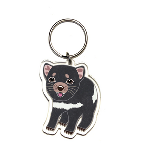 Tasmanian Keyring Made in Australia from recycled acrylic, Smyle Designs