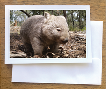 Load image into Gallery viewer, Terry walking in the forest Blank photo card with envelope 210 gms gloss card