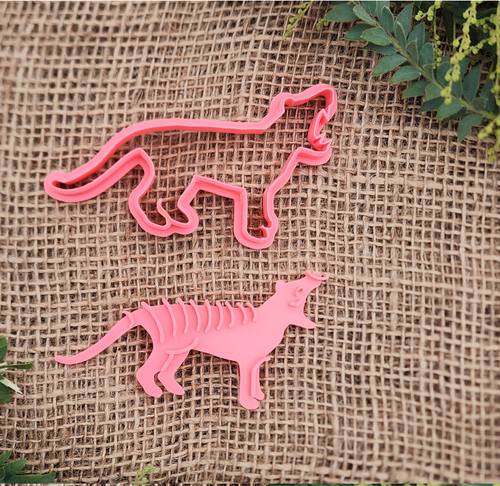 Thylacine   Cookie cutter & Stamp set By Sweet Themes    Made in Australia.