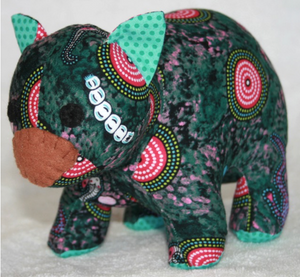 Bluie Wombat toy Plushy made in Australia Suitable for under 3 yrsr